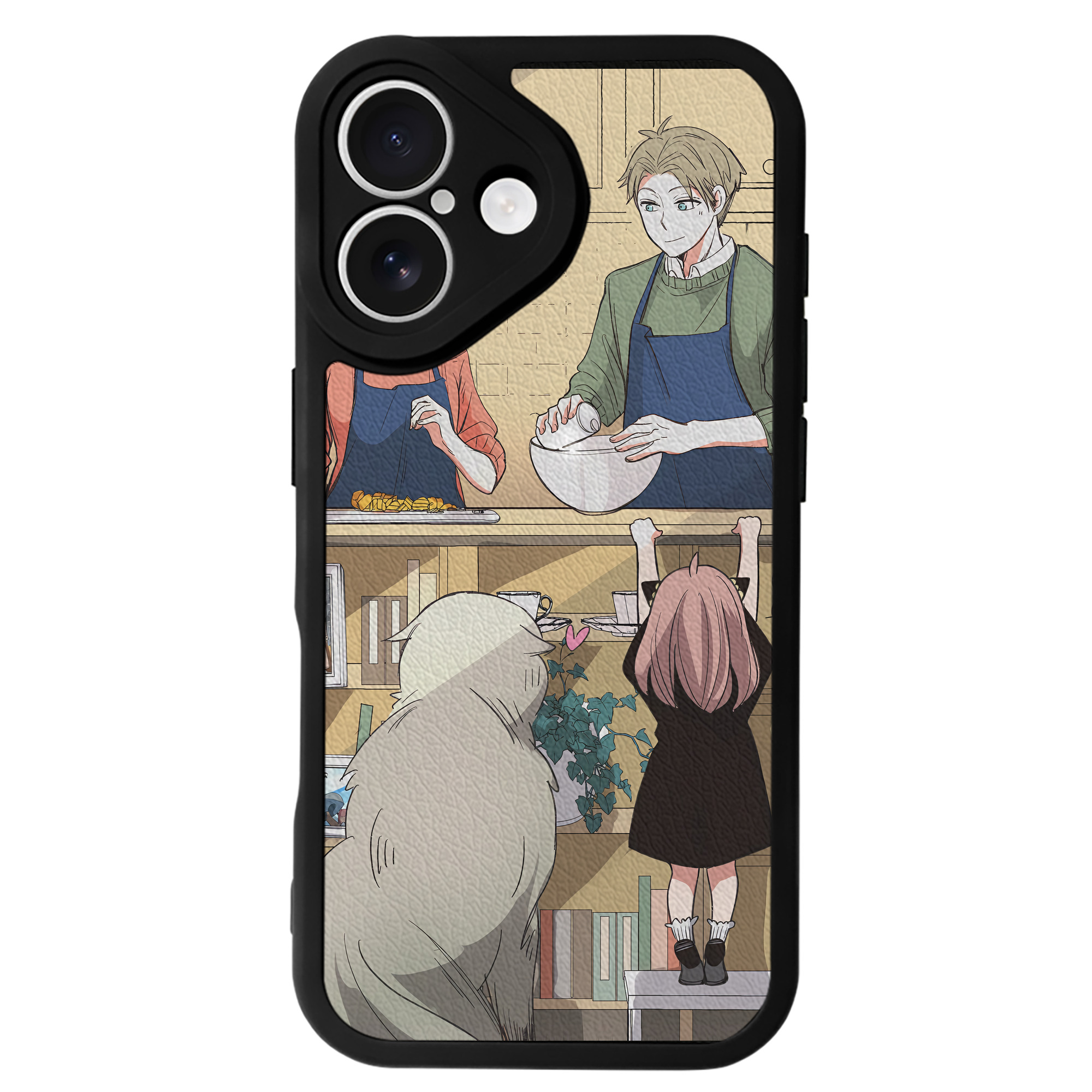 （画像用） SPY×FAMILY间谍家家酒 【iPhone 16シリーズ対応】シリコンスマホケース（レザー調） 材質：シリコン